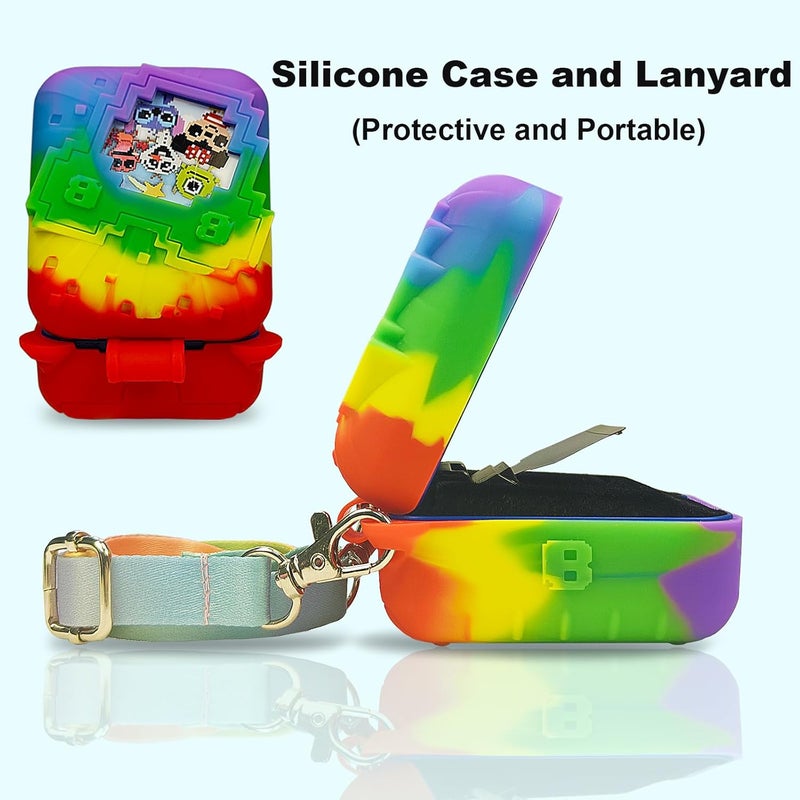 JCHPINE Silicone Cover Case for Bitzee Disney Interactive Digital Pet and Case, Protective Skin Sleeve for Bitzee Disney Virtual Electronic Pets (Multicolor) - Image 5